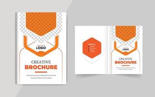 Corporate Business Brochure Cover Template. Corporate cover design theme layout abstract colorful creative and modern pages theme vector