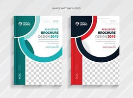 Corporate Business Brochure Cover Template. Corporate cover design theme layout abstract colorful creative and modern pages theme for multipurpose use vector