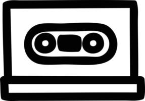 cassette tape icon vector