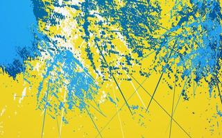 Abstract grunge texture blue and yellow background vector