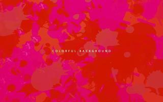 Abstract red color splash background vector