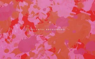 Abstract red color splash background vector