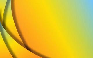 Abstract overlap layer yellow color background vector