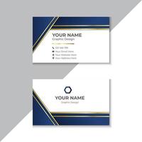 Modern And Professional Business Card Template vector