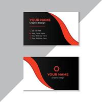 Modern And Professional Business Card Template vector