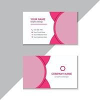 Modern And Professional Business Card Template vector