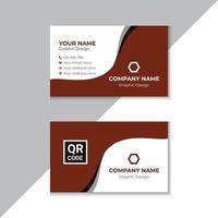 Modern And Professional Business Card Template vector