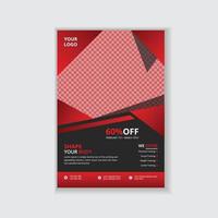 Gym fitness flyer and poster design template vector