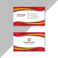 Modern And Professional Business Card Template vector