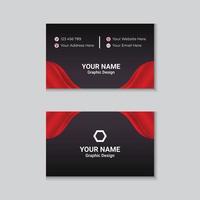 Creative and Clean Business Card Template Design vector