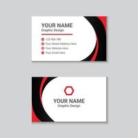 Creative and Clean Business Card Template Design vector