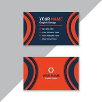 Modern And Professional Business Card Template vector