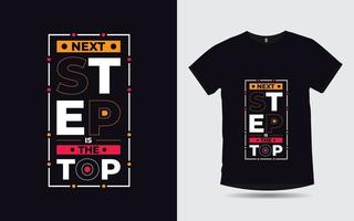 citas motivacionales tipografía creativa diseño moderno de camisetas vector