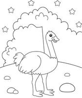 Birds Coloring Pages For Kids and adult vector