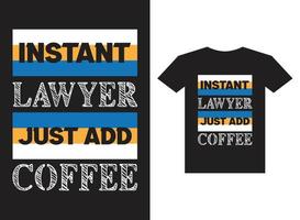 coffee tshirt design typography for print vector