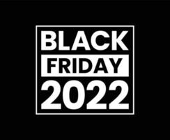Black Friday 2022 Typography T-shirt Design vector