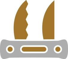 Pocket Knife Icon Style vector