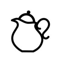 Vector icon of small teapot