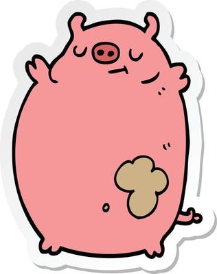 sticker of a cartoon fat pig 10566543 Vector Art at Vecteezy sticker of a cartoon fat pig 10566543 Vector Art at Vecteezy