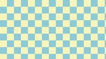cute yellow and blue big checkers, gingham, plaid, aesthetic checkerboard wallpaper illustration, perfect for wallpaper, backdrop, postcard, background for your design vector