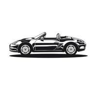 cabriolet car vector design