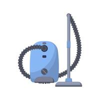 A vacuum cleaner. Housekeeping. Flat design. vector