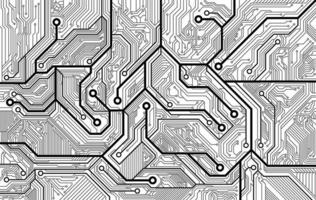 circuit board background texture vector illustratoin