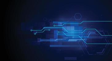 Design in the concept of electronic circuit boards. vector