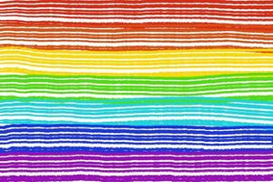 símbolo de la comunidad lgbt en colores del arco iris. fondo de pintura abstracta. arcoiris acuarela. fondo en los colores de la bandera lgbt. foto