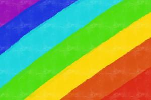 Lgbt community symbol in rainbow colors. Abstract painting background. Watercolor rainbow. Background in the colors of the LGBT flag. photo