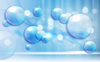 Soap Bubbles Abstract Background  Illustration
