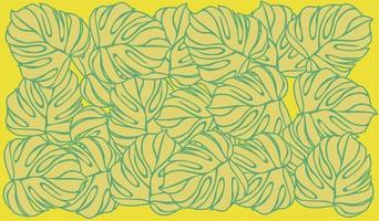 tropical leaf seamless pattern vector