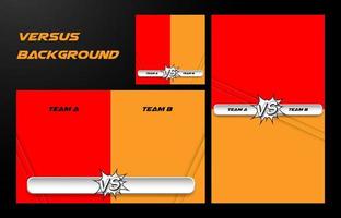 VS Versus Battle Fight Background Design. vector
