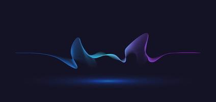 Abstract motion wave line. Gradient line background vector design.