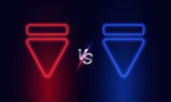 VS Versus Battle Fight Background Designs. vector