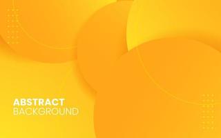 Dynamic fluid abstract background. Orange color 3D style vector