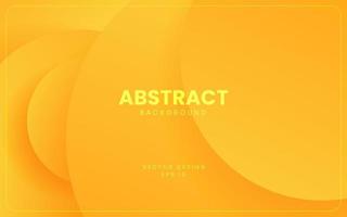 Dynamic fluid abstract background. Orange color 3D style vector