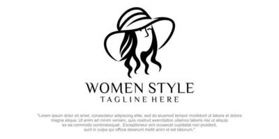 vector de diseño de logotipo de moda y belleza