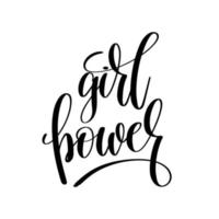 girl power.puede usarse para estampado de camisetas, estampado de tazas, almohadas, diseño de estampado de moda, ropa para niños, baby shower, saludo y postal. diseño de camiseta vector