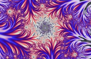 Beautiful zoom into the infinite mathematical mandelbrot set fractal. photo