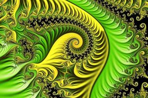 Beautiful zoom into the infinite mathematical mandelbrot set fractal. photo