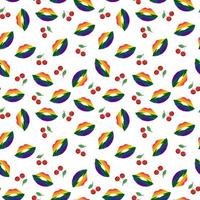 White LGBT Pattern photo