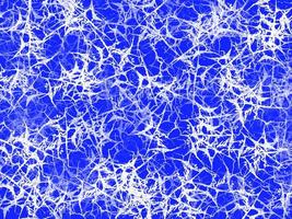 Illustration of a white cobweb on a blue background. Messy delicate patterns photo