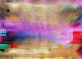 Abstract colorful background with glitch effect for background. Noise Texture of video glitch error. Test screen photo
