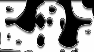 digital Rendering Fun Black and White Background Fluid Patterns video