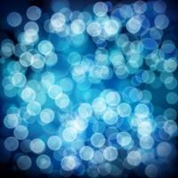 Blue abstract background with bokeh defocused lights. photo