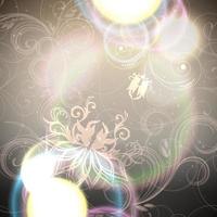 Abstract floral background with shine, glow blur, elegant design, vector illustration. photo