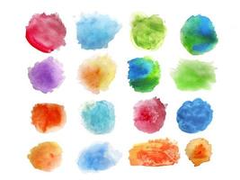 Abstract watercolor hand paint texture, isolated on white background photo