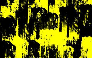 yellow - black abstraction , paint strokes photo