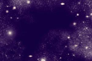 Space stars purple background, Abstract background with copy space, Stardust and bright shining stars in universe, illustration. photo